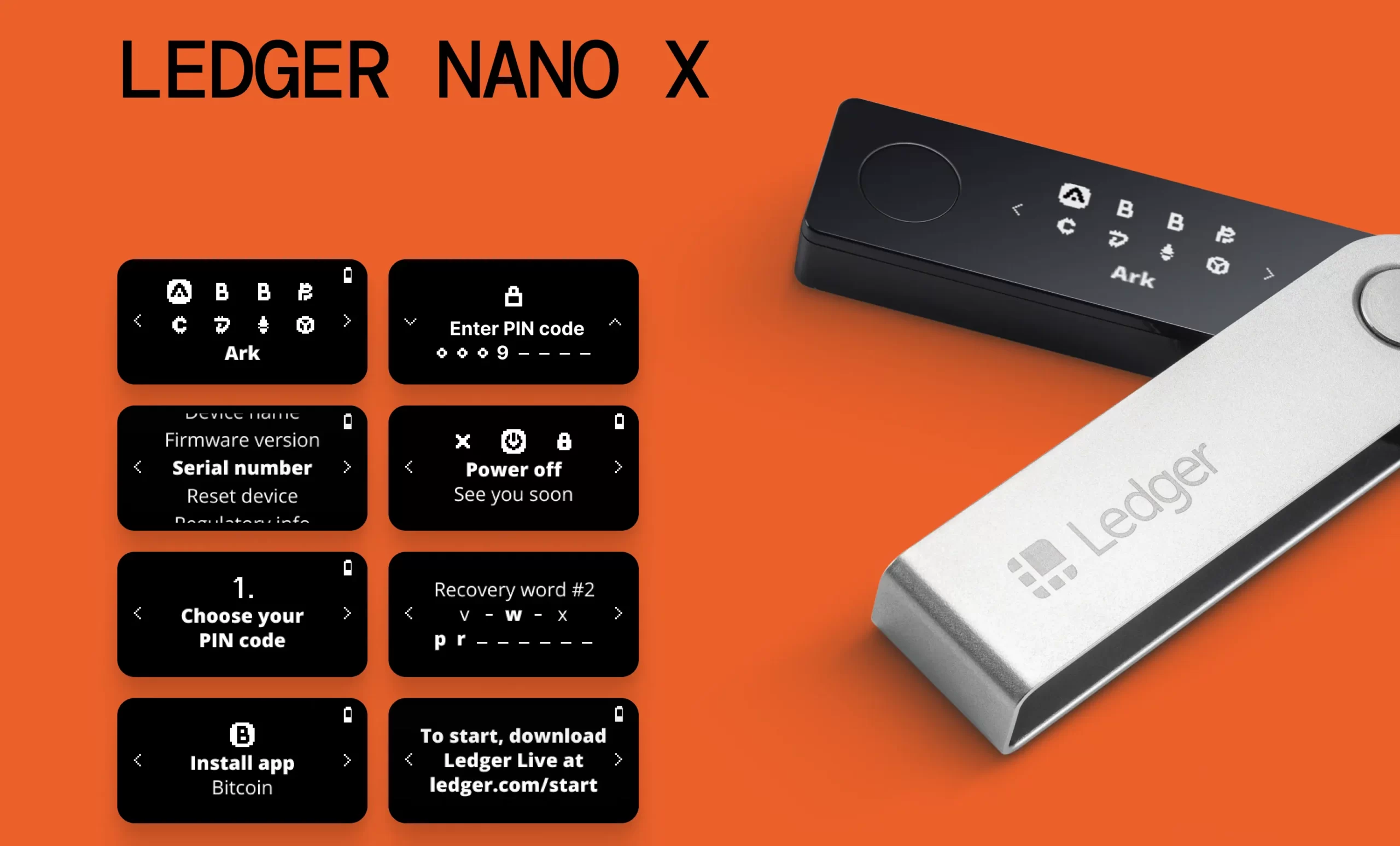 لجر نانو ایکس (Ledger Nano X)